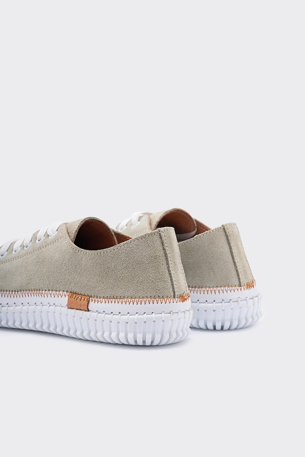 Yulin Haki Hakiki Deri Süet Kadın Sneaker