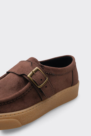Alive Kahve Süet Kadın Loafer