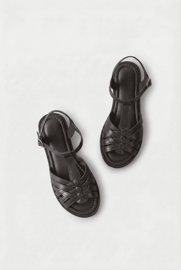 Todd Kahve Suni Vegan Kadın Sandalet