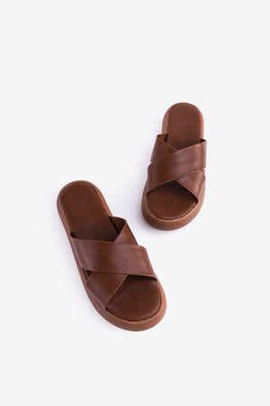 Hello Çapraz Şerit Camel Kadın Terlik