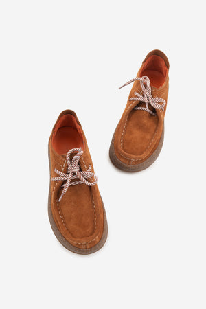 Stay Taba Hakiki Deri Süet Kadın  Loefer