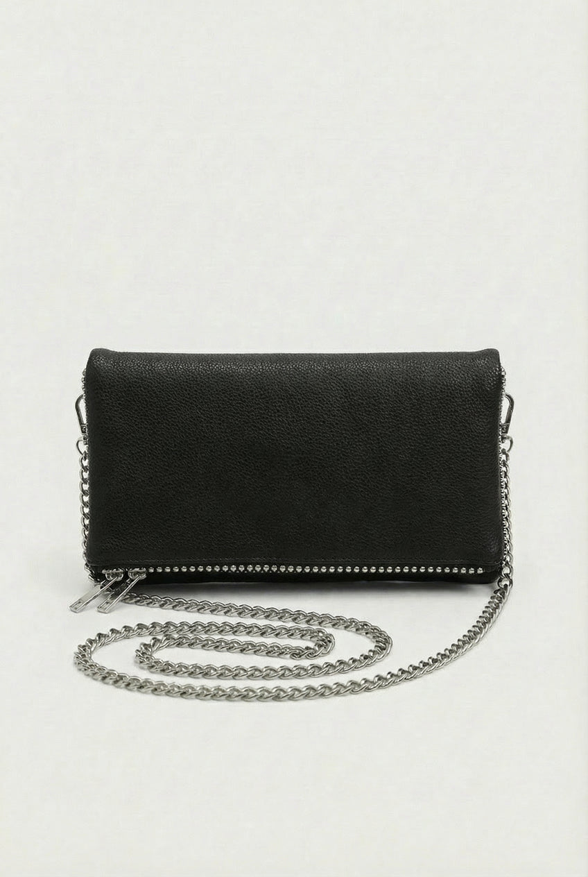 SÇ503 Siyah Suni Vegan Deri Kadın Kol  Çanta