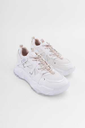 Bold Beyaz Bağcıklı Kadın Sneaker