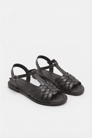 Todd Kahve Suni Vegan Kadın Sandalet