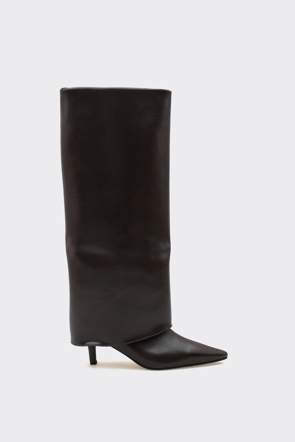 Bessa kahverengi Vegan Suni Deri Kadın Çizme