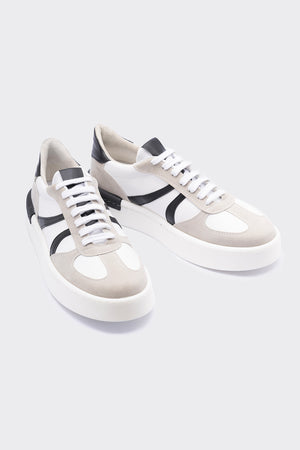 Capti Beyaz Bağcık Detaylı Kadın Sneaker