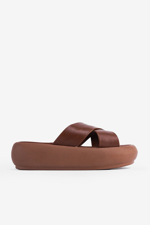 Hello Çapraz Şerit Camel Kadın Terlik