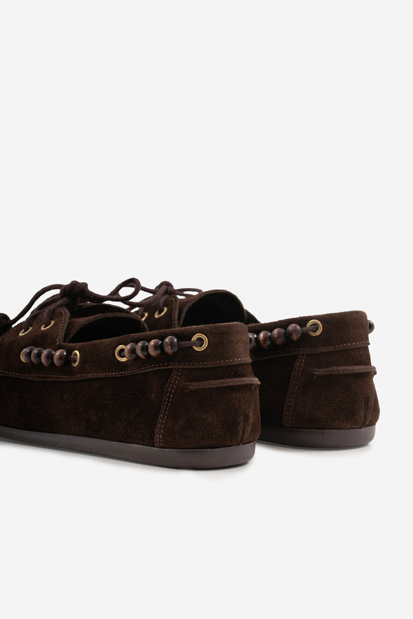 Belle Kahve Hakiki Deri Kadın  Makosen