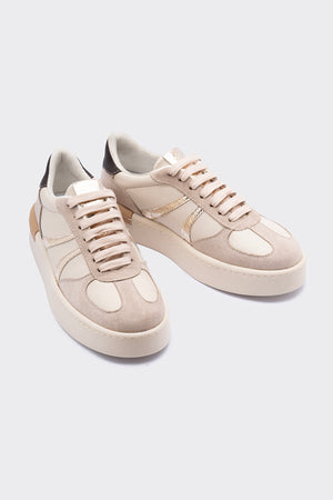 Capti Bej Bağcık Detaylı Kadın Sneaker