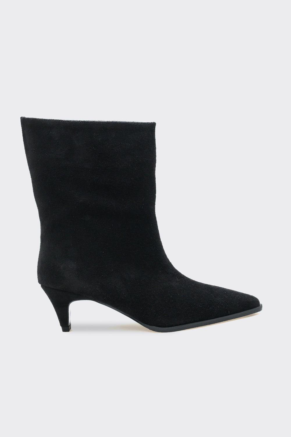 Gayda Siyah Hakiki Deri Süet Kadın Bot