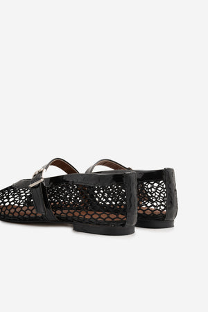 Lorin Siyah Suni Vegan &File Kadın Babet