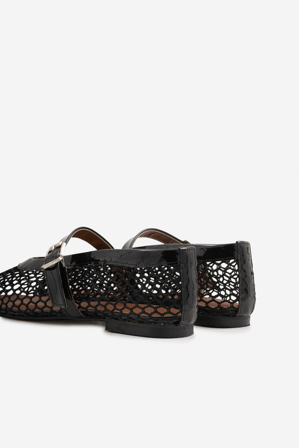 Lorin Siyah Suni Vegan &File Kadın Babet