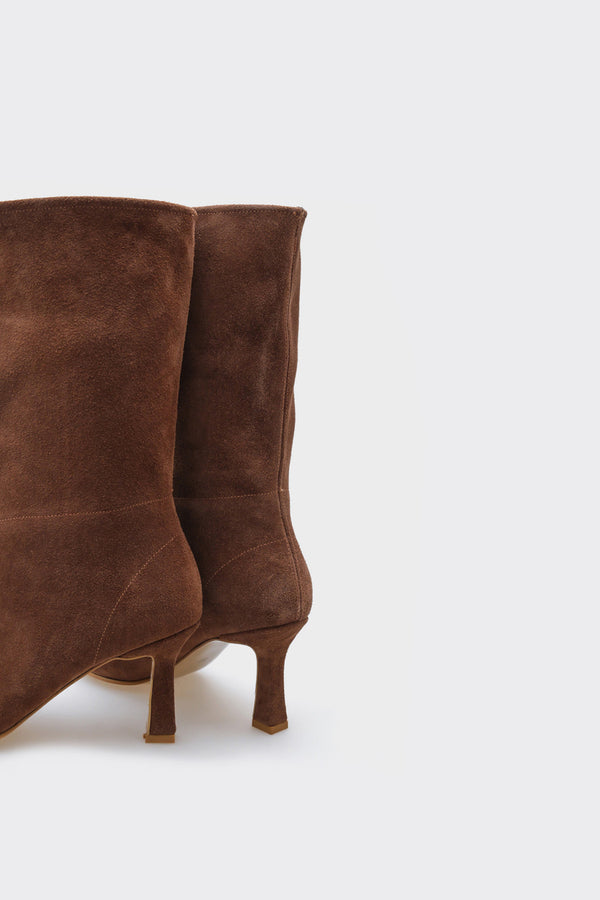 Lita Taba Hakiki Deri Süet Kadın Çizme