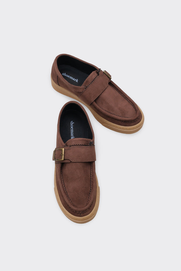 Alive Kahve Süet Kadın Loafer