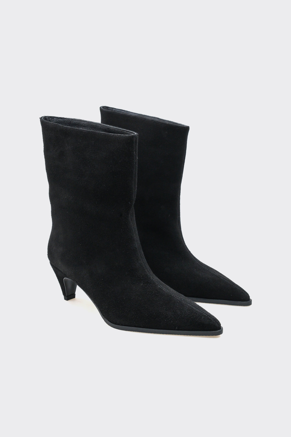 Gayda Siyah Hakiki Deri Süet Kadın Bot