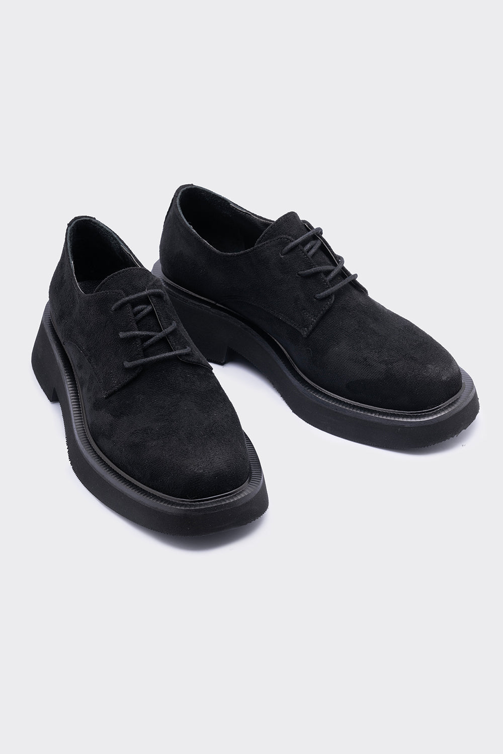 Mask Siyah Süet Bağcık Detaylı Kadın Loafer