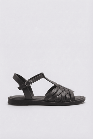 Todd Kahve Suni Vegan Kadın Sandalet