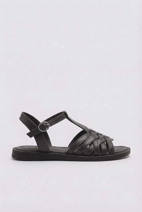 Todd Kahve Suni Vegan Kadın Sandalet