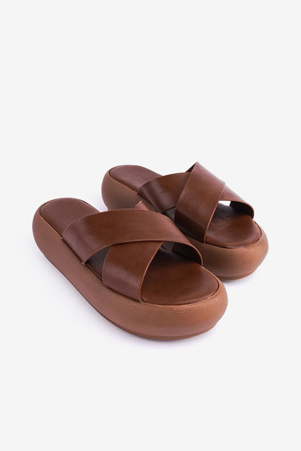 Hello Çapraz Şerit Camel Kadın Terlik