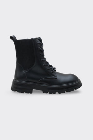 Moria Siyah Suni Deri Kadın Bot