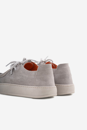 Stay Gri Hakiki Deri Süet Kadın  Loefer