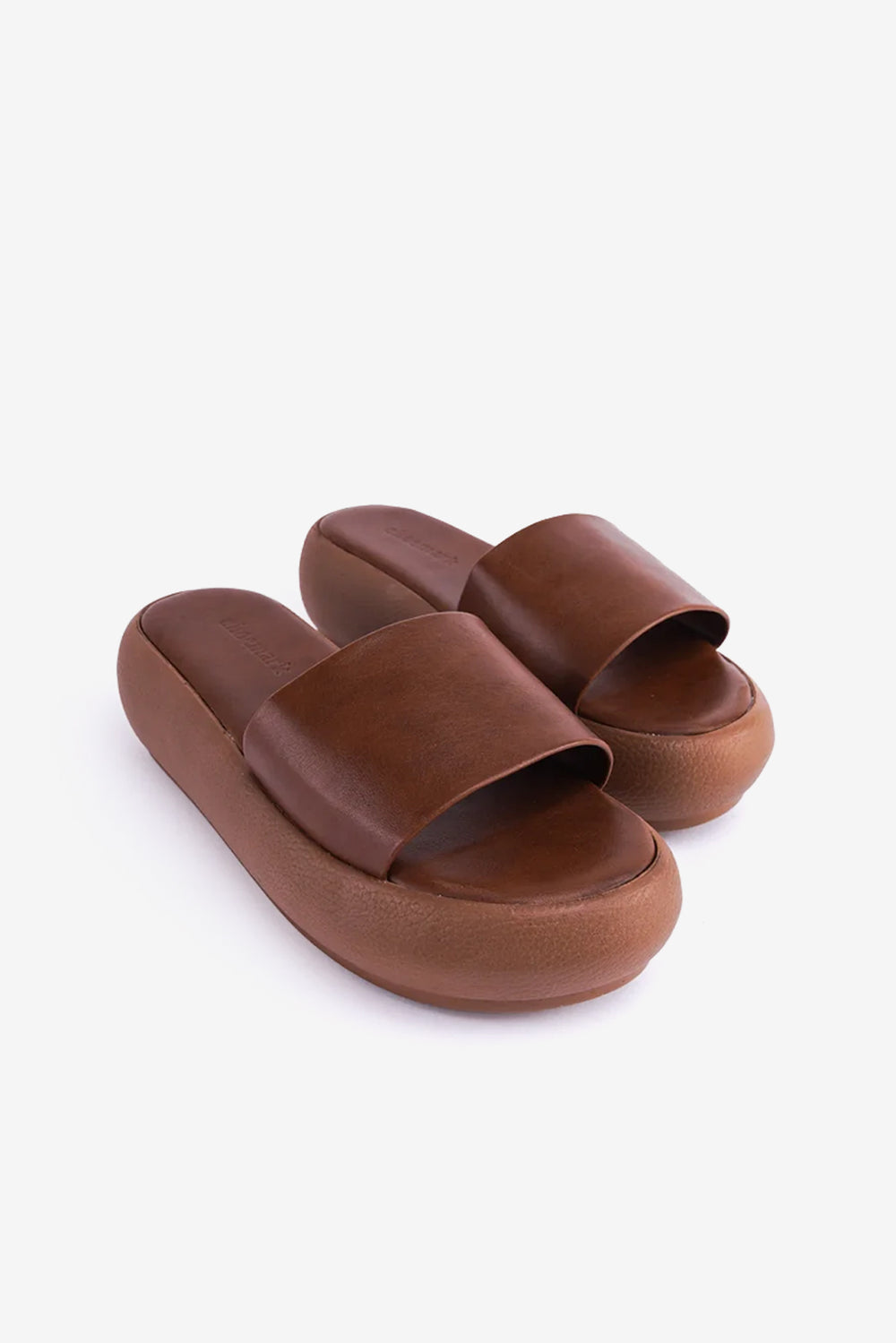 Jill Kalın Şerit Camel Kadın Sandalet